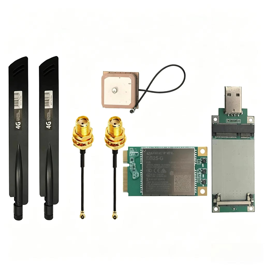 Quectel EG25-G MINIPCIE+4G Antenna USB Adapter With SIM Card Slot Global Band LTE CAT4+GNSS Module EG25GGB EG25-GB
