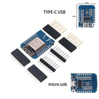 Type-C Micro USB D1 Mini NodeMcu ESP8266 ESP-12F Mini NodeMCU Lua 4M Bytes WiFi Module Wireless WiFi Module for Arduino