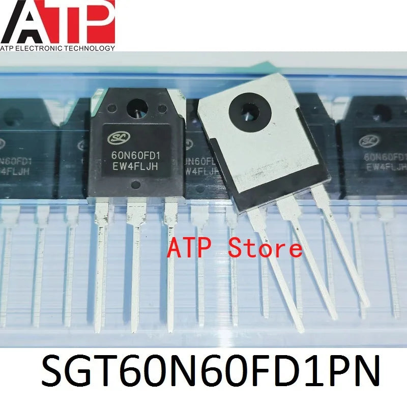 10-30PCS 100% New Original SGT60N60FD1PN 60N60FD1 TO-3P 60N60 IGBT Transistors 60A 600V In Stock