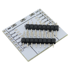 10PCS ESP8266 Serial WIFI Module Adapter Plate Applies To ESP-07 ESP-08 ESP-12  ESP-12F ESP-12E Board white for arduino