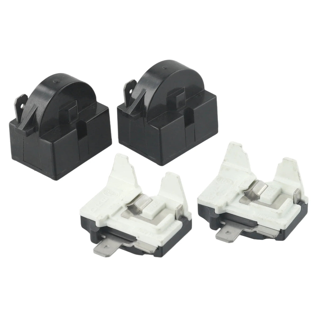 1pc Refrigerator Starter Overload Protector For Refrigerator PTC Start Relay 1/2 Pin 15 Ohm + 1/6H Compressor Overload Protector