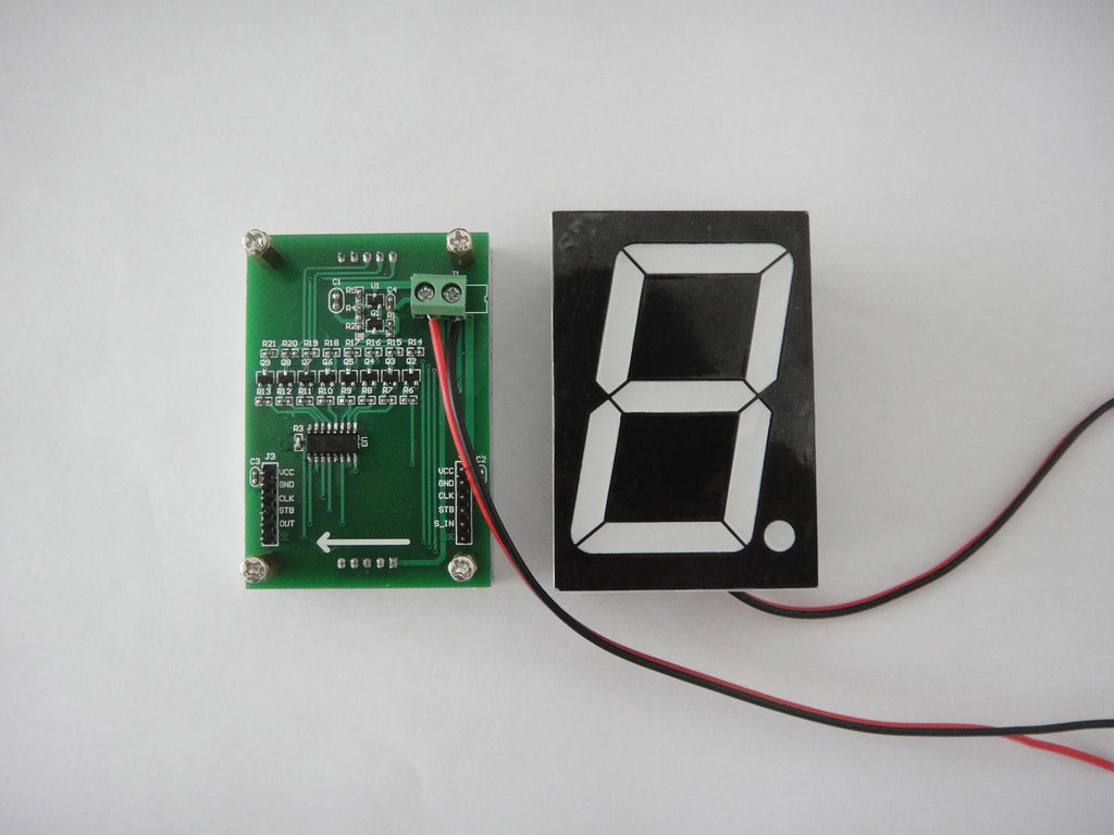 2.3 inch Green 7-Segment LED Display with Onboard Driver 4pcs/lot free shipping
