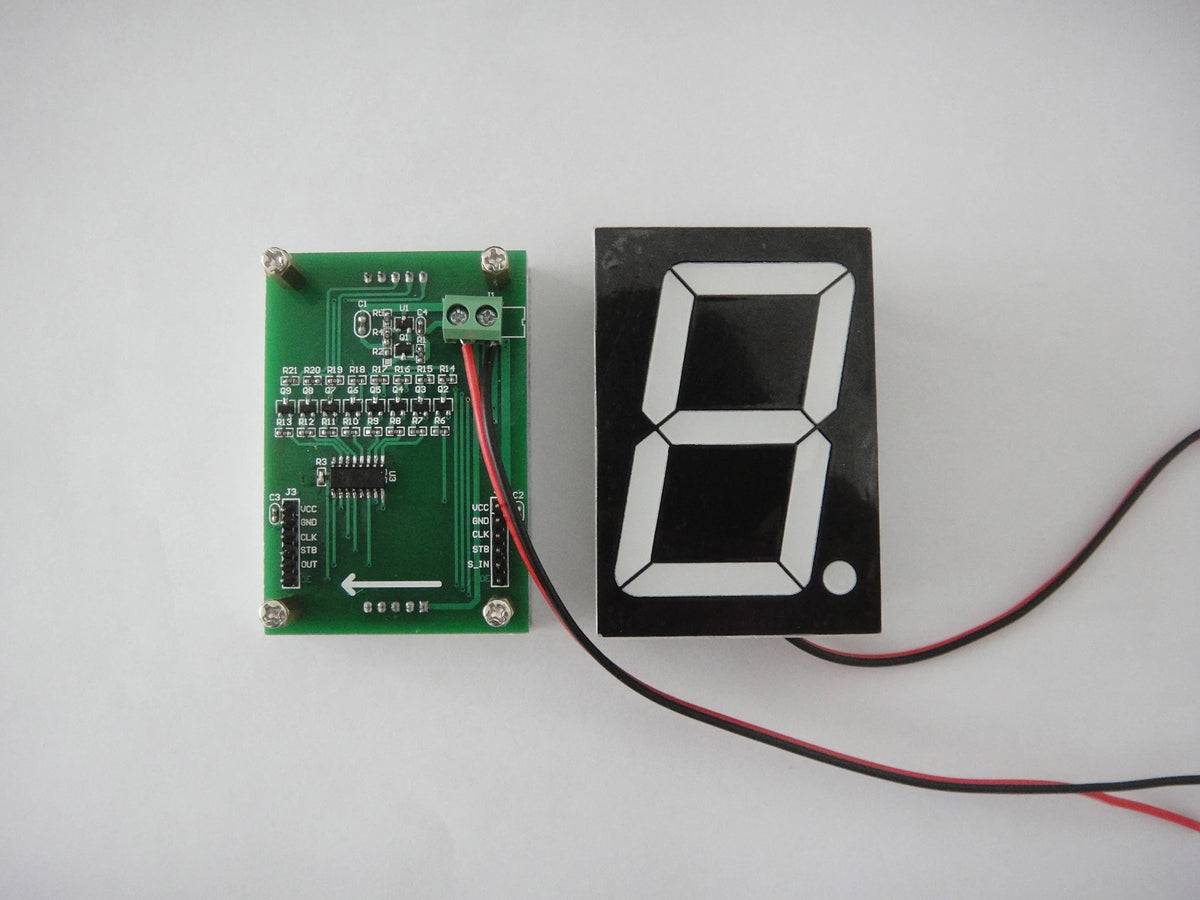 2.3 inch Green 7-Segment LED Display with Onboard Driver 4pcs/lot free shipping