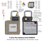 LILYGO TTGO Meshtastic T-Echo Plus 1.54 E-Paper GNSS RTC 433Mhz Lora Wireless Module SX1262 L76K NRF52840 BHI260AP