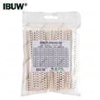 0201 0402 0603 0805 1206 1% 5% SMD Resistor Assorted Kit 1R-1M 10K 100K 1K 100R Resistance Set DIY