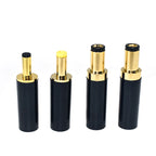 Gold Plated DC Power Plug Connector 5.5x2.1mm/5.5x2.5mm 4.0x1.7mm / 3.5x1.35mm DC Male Plug DIY Welding Output Adapter