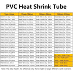 18650 Lithium Battery Heat Shrink Tube Width 17mm ~ 200mm Blue PVC Wrap Cover Skin Cable Protector Sleeve Lithium Film Case