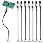 DIY Flexible Magnetic Alligator Clips Kitchen Menu Photo Display Stand Base Holder Note Card Clamps Electric Test Crocodile Clip