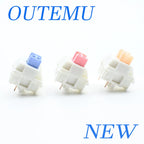 Outemu Switches Lubed Mechanical Keyboard Switch 5Pin Silent Tactile Linear Cream Blue Pink Yellow Custom Gaming RGB MX Switches