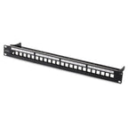 24 Port 19 inch RJ45 Patch Panel Frame Ethernet Rack Keystone Jack Coupler Cat5e Cat6 Cat6A Cat7 Network Cabinet Cable Internet