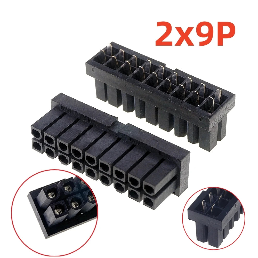5/20 PCS 4.2 MM 4 6 8 10 18 20 24 PIN Socket Female Header Computer PCEI PCI-E GPU CPU EPS ATX PSC PCB Soder Power Connector