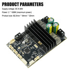 DC 9-30V Bluetooth Power Amplifier Module 2×100W Dual Channel APP Tuning Audio Board for Home Outdoor Speaker DIY Audio Upgrade