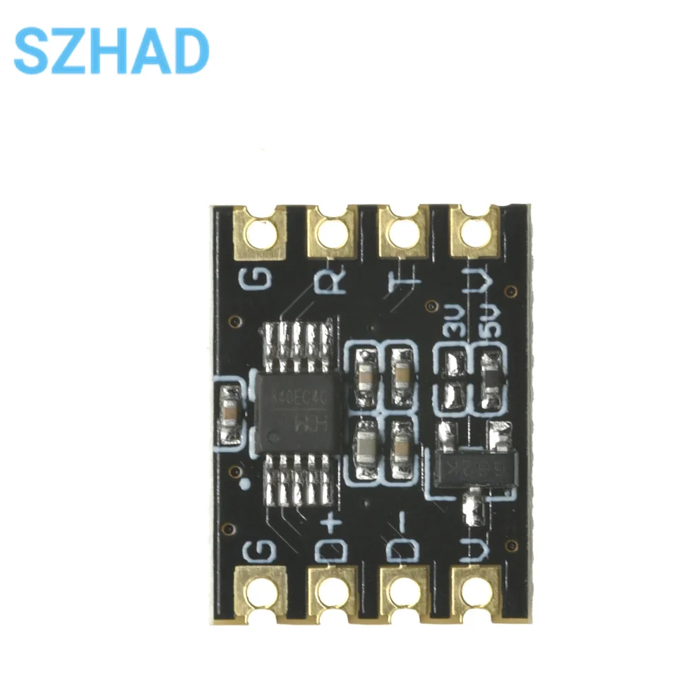 CP2102/CH340 Module USB to TTL Serial Port UART Module Brush Machine Download Bonding Wire Patch Type Sink Gold Plate