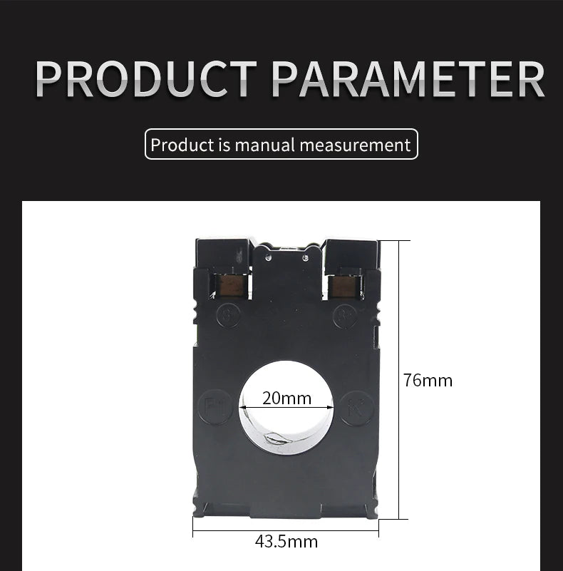 3pcs/lots Mini Din Rail Current Transformer 30A 50A 75A100A 150A 200A 250A 300A CT DM-20/AF-20