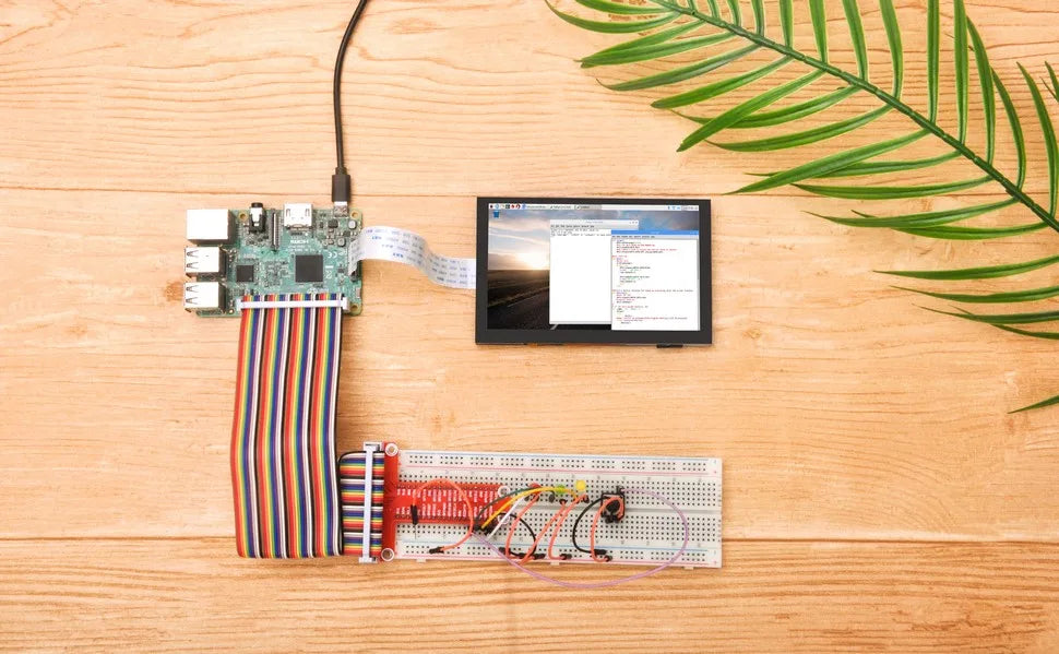 OSOYOO 5 Inch IPS Capacitive Touch Screen RPi5 DSI LCD Display Monitor 800x480 Resolution for Raspberry Pi 5 4 2 3 3B+