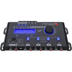 Professional Digital Signal Processor DSP with Crossover Graphic Equalizer 15 Band Remote Sequencer Subharmonic Bass RCA High