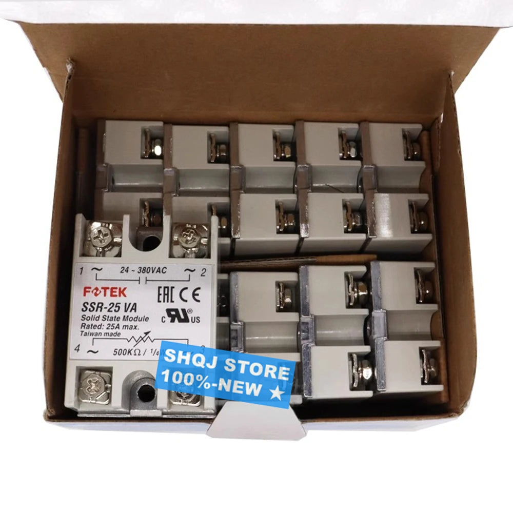 FOTEK 100%-NEW SSR-05DD SSR-10DA SSR-25AA SSR-40AA SSR-50 SSR-75 DA/DD/AA/VA/DA-H SSR Relay Original