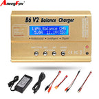 HTRC IMAX B6 V2 Balance Charger  80W Professional Digital Discharger For LiHV LiIon LiFe NiCd NiMH PB Battery RC LiPo Charger