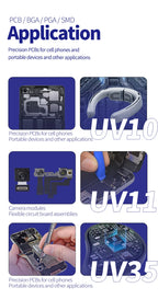 MECHANIC LEAD-Free Soldering Flux UV10/UV50/UV80 No-Clean Solder Welding Paste for Mobile Phone PC PCB SMD Chip BGA Repair Tools