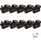 DSPOWER 2g Plastic/Metal Gear Motor Mini Micro Servos for RC Car Airplanes Fixed-wing Quadcopter Boat Plane Robot Wltoys Axial