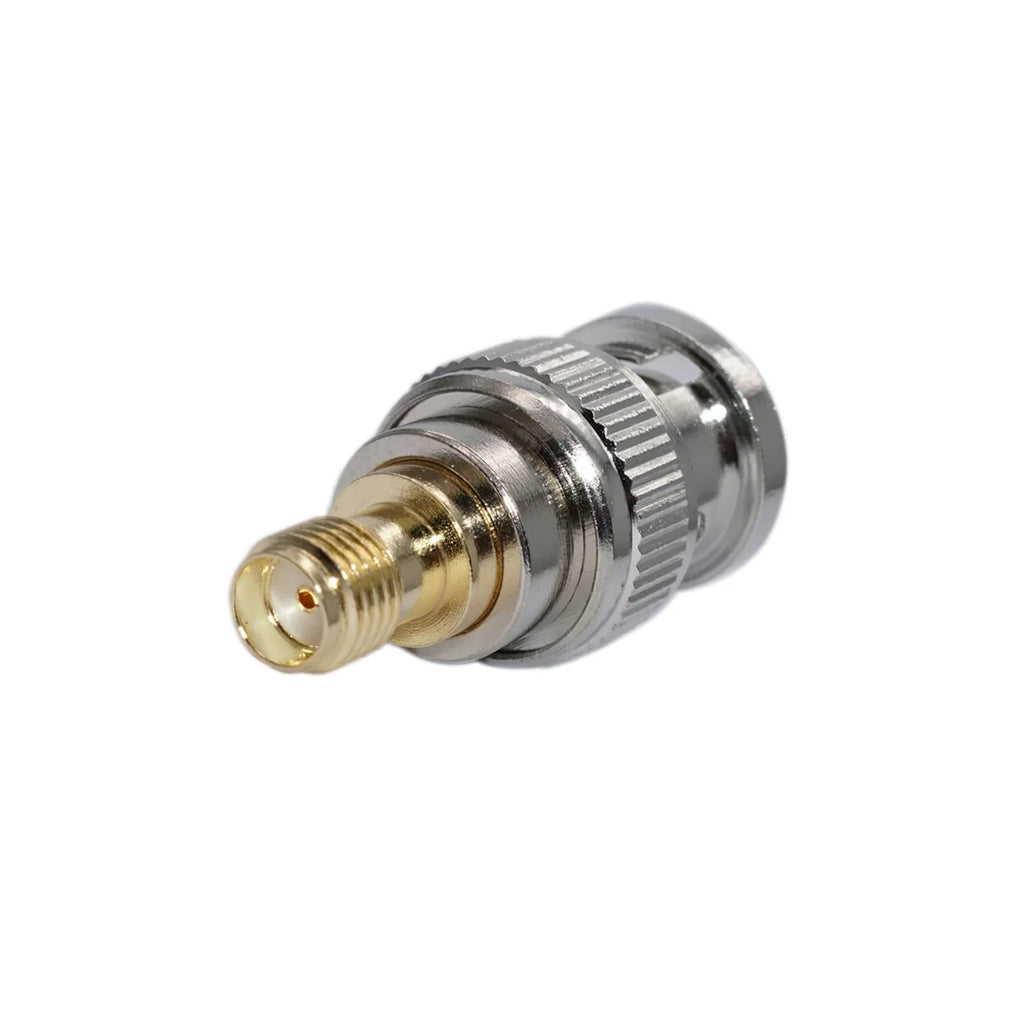 SMA to BNC Adapter SMA Male Plug to BNC Female M/F Radio Antenna Connector RF Converter M/F Radio Antenna Adapters Kit Coaxial