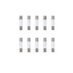 50pcs 5x20mm 0.25A-20A Ceramic Tube Fuse Assorted Kit Amp 0.25A 0.5A 1A 2A 3A 5A 8A 10A 15A 20A 250V with Storage Box