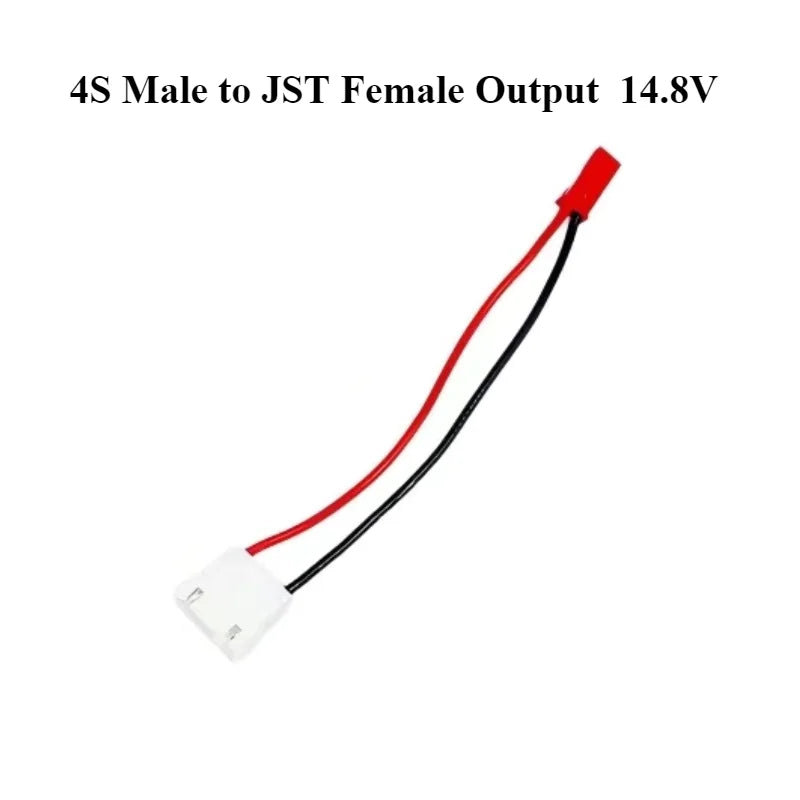 JST-XH 1S 2S 3S 4S 5S 6S Lipo Battery XH2.54 to JST Adapter Plug Balance Charger Cable Extension Wire for RC Toy Battery Charger