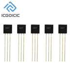1-100pcs DS18B20 DS18B TO-92 Chip Programmable Digital Thermometer Temperature Sensor Temperature Acquisition TO-92