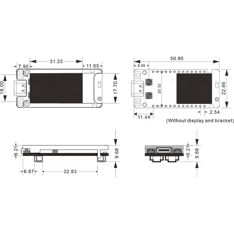 New Heltec Meshtastic Tracker  T114 V2  nRF52840 SX1262 LoRaWAN LoRa Arduino IOT Positioning Devboard GNSS Mudule BLE