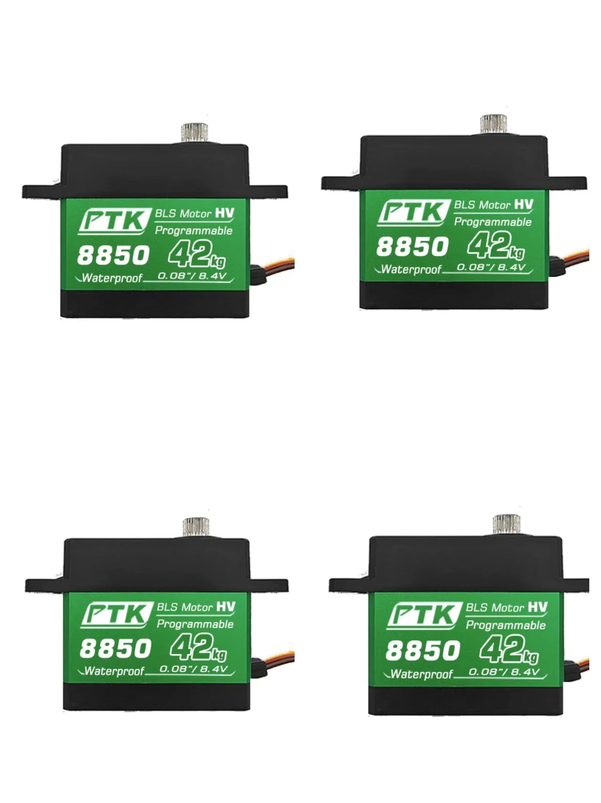 PTK Servo 8.4V 30kg 40kg High speed0.05 brushless RC servo motor Waterproof 1/8 1/10 1/12 scale automotive fixed wing robot 180°