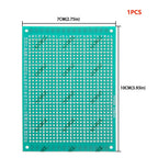 Single Sided 4x6cm 3x7cm Green PCB Prototype Board Universal Through Hole Perfboard for DIY Electronic Projects 2x8cm