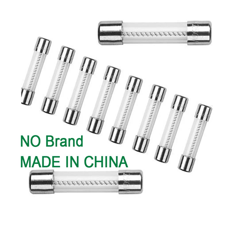 5*20 Slow Blow Glass Fuse 250V 0.1A 0.2A 0.5A 1A 2A 3A 3.15A 4A 5A 6A 7A 8A 10A 12A 15A 20A 30A Slow Delay Tube Fuses 5x20mm
