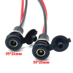 1/3PCS DC 5.5*2.1/5.5*2.5 Power Cable Wire Connector 5521 5525 Charger High Current DC Power Plug Female Socket About 20CM