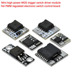 5PCS Mini high power MOS trigger switch drive module Field effect tube PWM regulation electronic switch control board