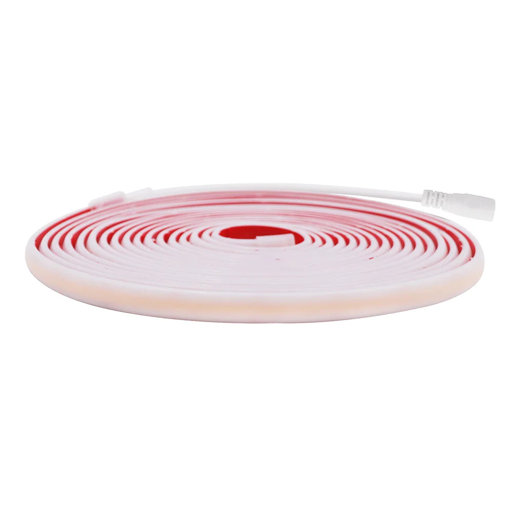 COB Led Neon Strip IP68 Waterproof 12V 24V Light Tape 320 LEDs Flexible Milk Tube Liner Lighting 10 Colors 0.5m 1m 2m 3m 4m 5m