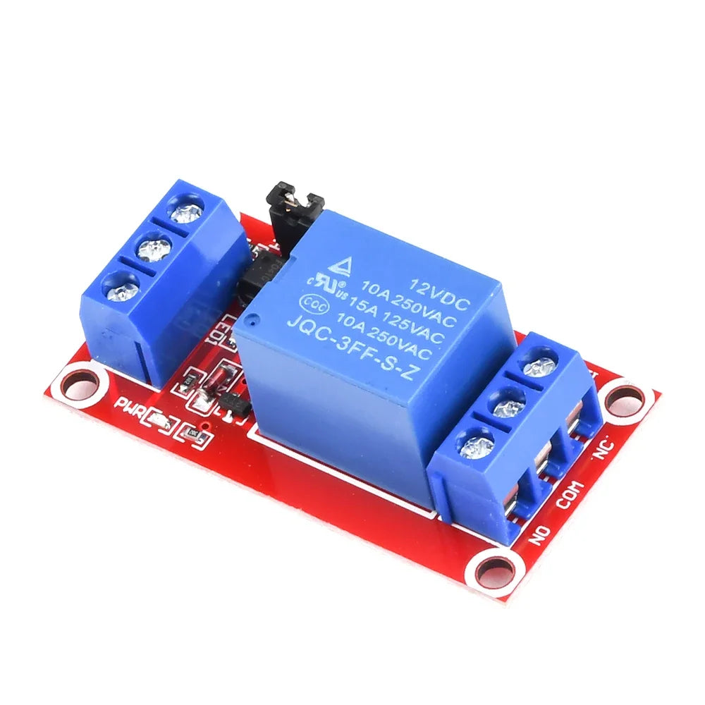 1-5Pcs DC 5V 9V 12V 24V 1 Channel Relay Module With Optocoupler Shield Board High Low Level Trigger Power Supply Module Arduino