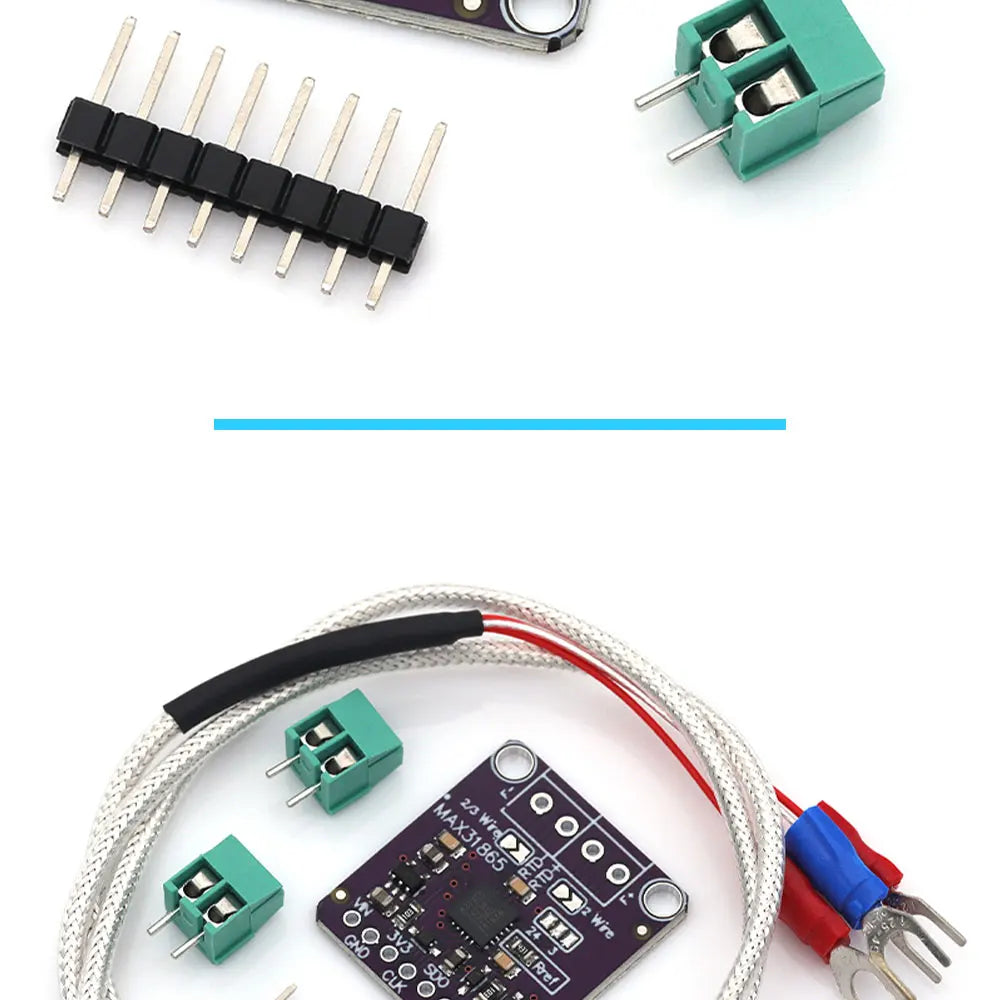 MAX31865 Temperature Sensor Module GY-MAX31865 RTD Digital Conversion Module Electronic DIY Board PT100-PT1000 for Arduino