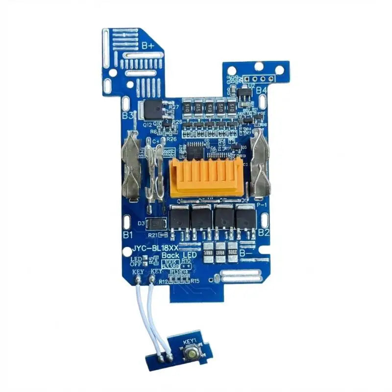 Compact BMS Circuit with Balance Charger for Custom 18V Li-ion Battery Cases