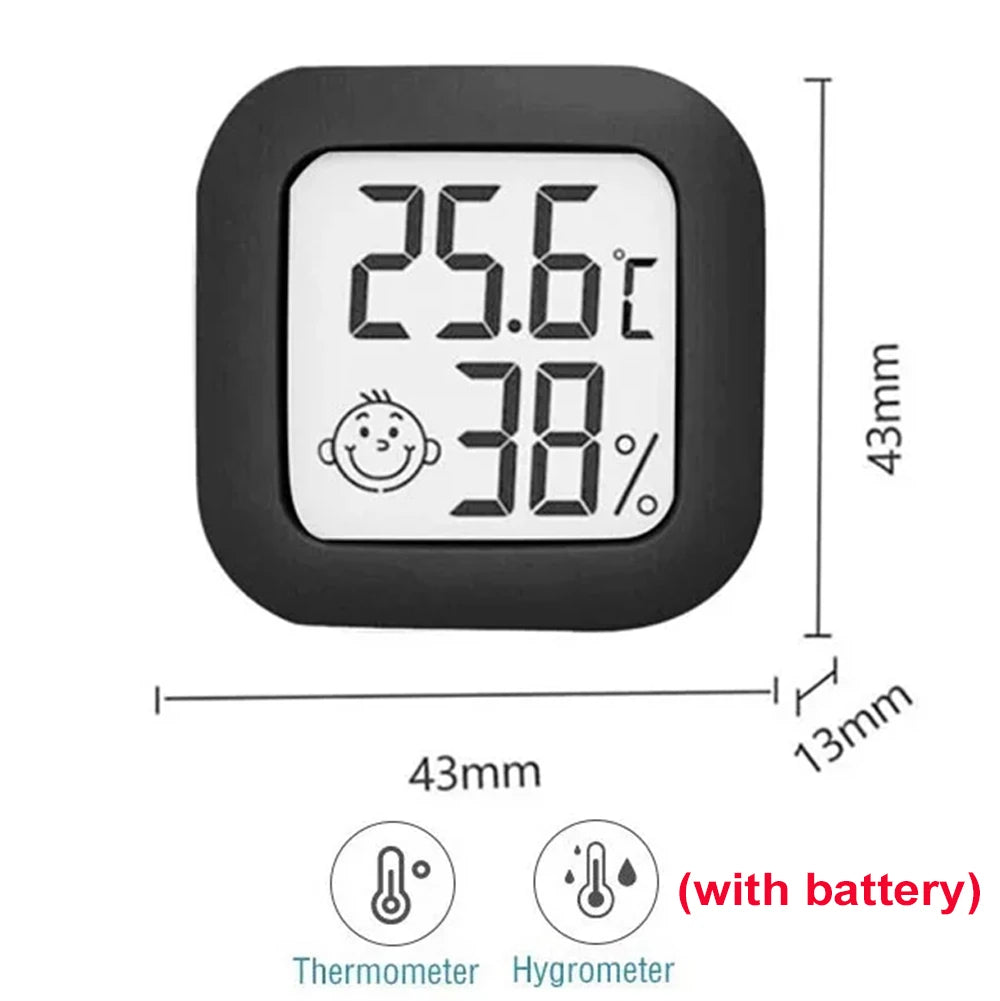 1 Pc Digital LCD Thermometer Hygrometer Indoor Room Mini Electronic Temperature Humidity Meter Sensor Gauge for Home Baby