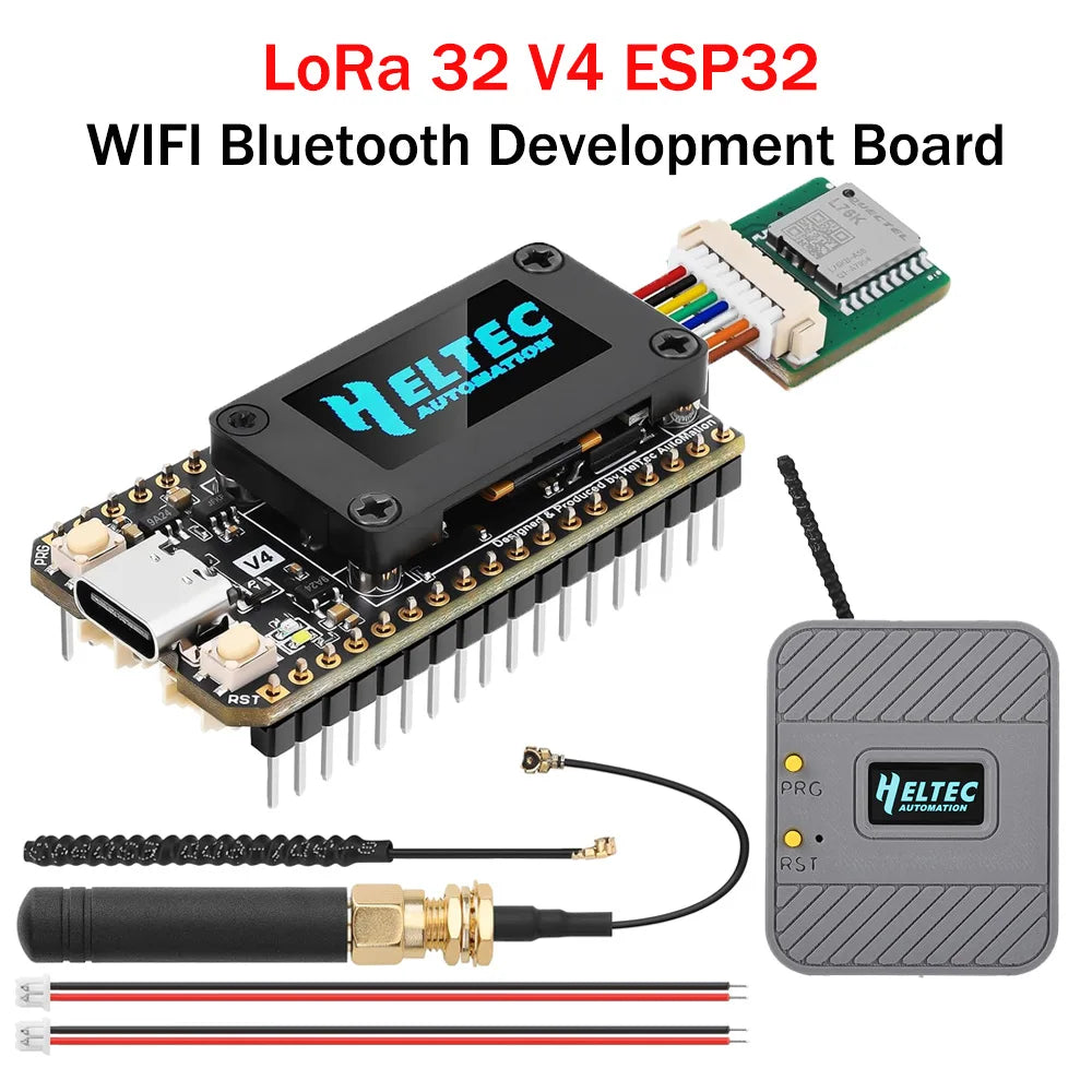 Heltec V4 OLED Solar Powered LoRa 32 Dev-Board ESP32-S3 SX1262 WiFi Bluetooth PSRAM 16MB For Arduino IoT