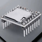 Dfplayer TF Card U Disk Mini MP3 DF Player Audio Voice Module IO/Serial Port/AD MP3-TF-16P For Arduino