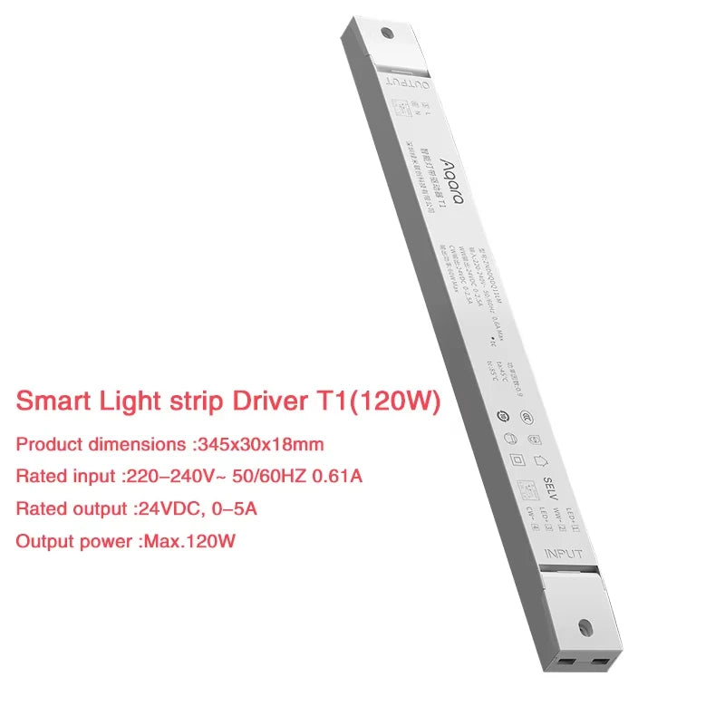 Aqara Smart Light Strip Driver T1 Controller ZigBee Custom Dimming Adjustable Color Temperature Whole-House Dimming For HomeKit