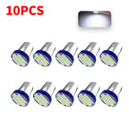10PCS BA9S 44 47 T11 T4W Bayonet AC 6V 1206 3020 8SMD LED Pinball Machine Light Bulb Lamp  Automobile Bulb