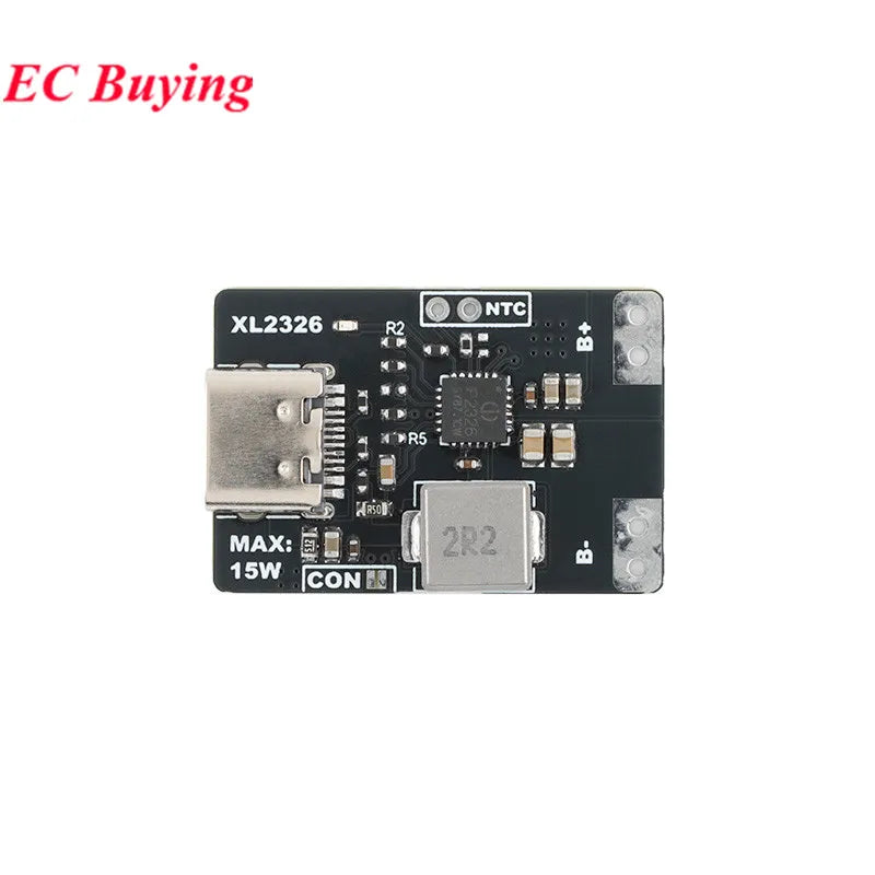10Pcs/1pc 2S 3S Type-C BMS 15W 8.4V 12.6V 1.5A Lithium Battery Charging Boost Module With Balanced Support Fast Charge Indicator