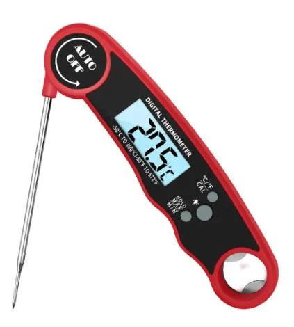 Meat Thermometer Digital – Instant Read Food Thermometer for Grilling, BBQ, Air Fryer, Smoker, Kitchen Gadgets, BBQ Essentials
