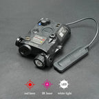 US Warehouse Tactical Gear PEQ15 PEQ Indicator Red Green Dual Laser/IR Light/IR Laser AR15 HK416 Hunting Accessory Fit 20MM Rail