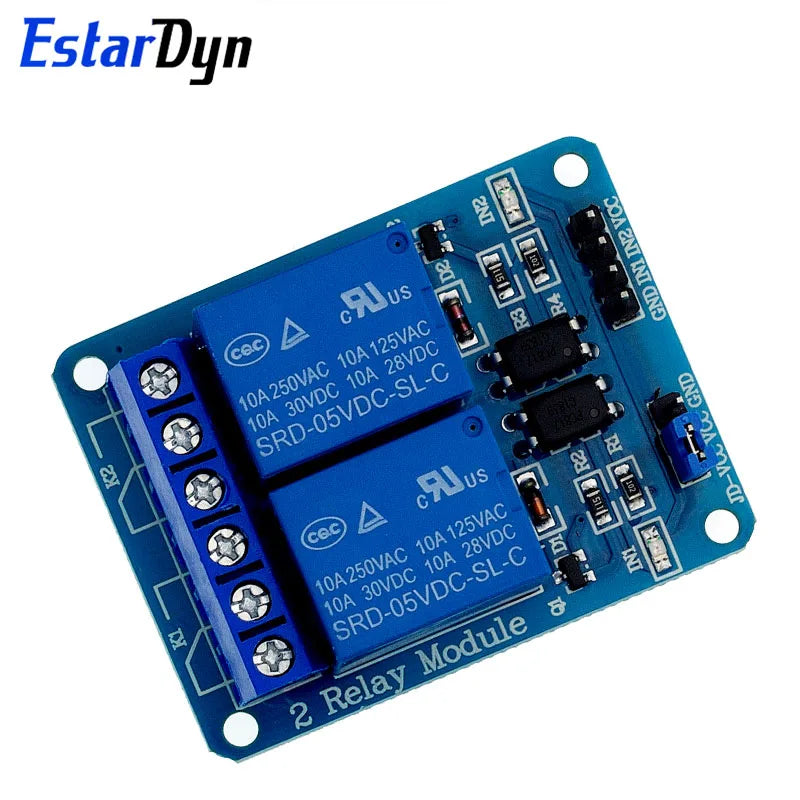 Estardyn 5V 1 2 4 8 Channel Relay Module With Optocoupler. Relay Output 1 2 4 8 Way Relay Module  In Stock  For