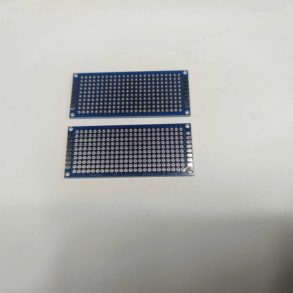 5PCS Double Sided Universal PCB Board 3x7/5x7cm Protoboard Stripboard Circuit Laminate for Maker Hobby