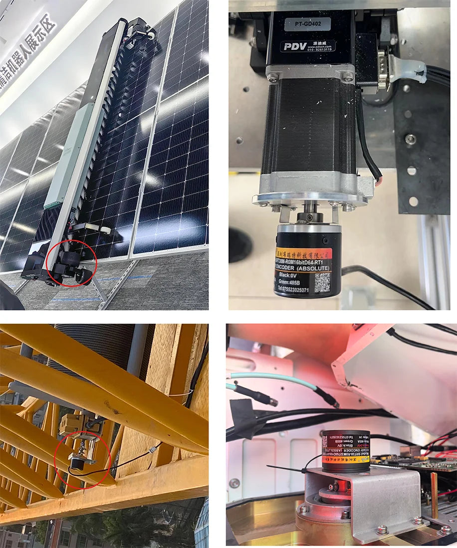Waterproof Blind Hole Absolute Encoder Magnetic Single/Multi Turn Angle Measurement CAN RS485 Output Power Off Memory