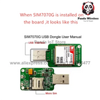 SIMCOM-Multi-Band USB Dongle with SIM, NB-IoT, GPRS Module for SIM7000, SIM800F, SIM900, LTE, CAT-M, CAT-NB, GSM